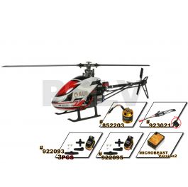 212005  Gaui X2 Super Combo Scorpion, Beast X Servo's blades ESC  